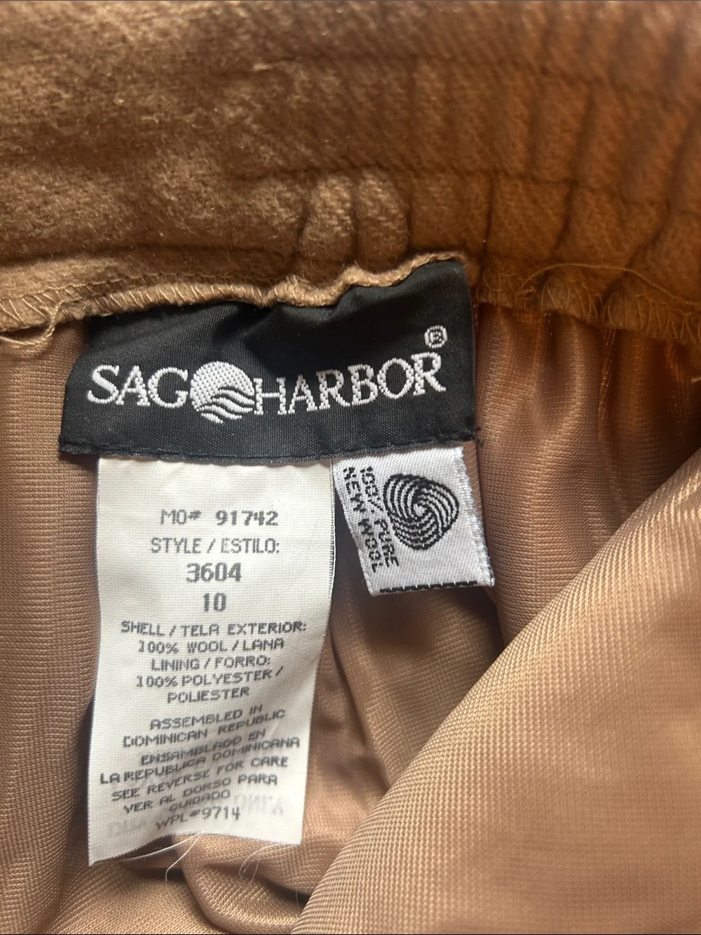 VTG 100% Wool Sag Harbor Pencil Skirt